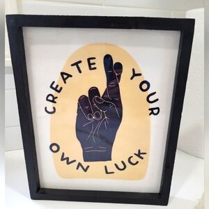 Framed words of encouragement